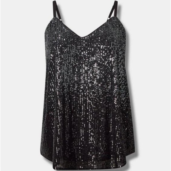 Torrid Sophie Sequin Ombre Swing Cami - Picture 1 of 4